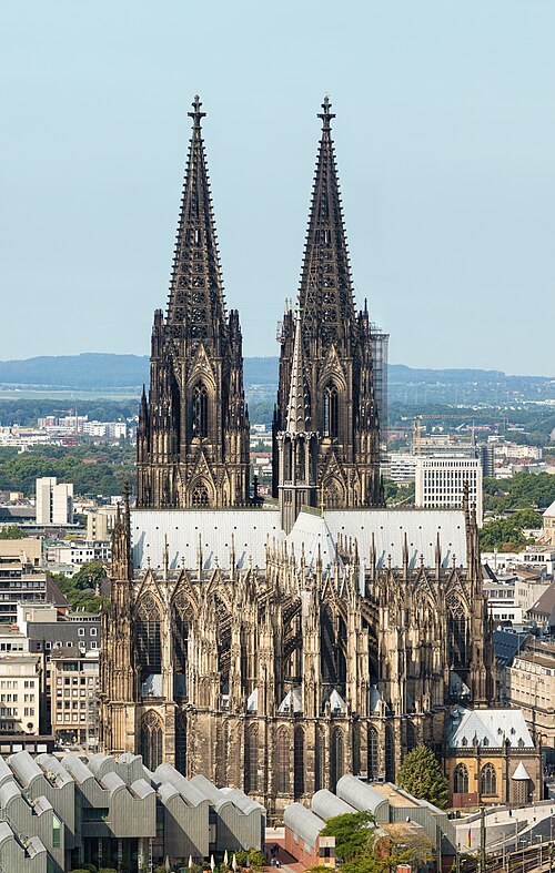 Cologne Cathedral, in the city where Eckhart studied and taught